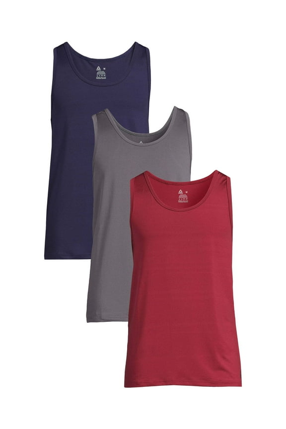 Men's Performance Tank Tops, 3-Pack
