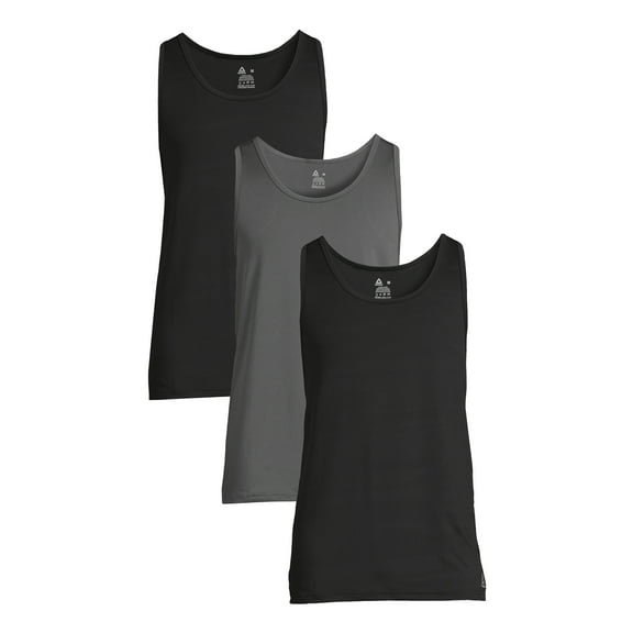 Reebok Men's Performance Tank Tops, 3-Pack