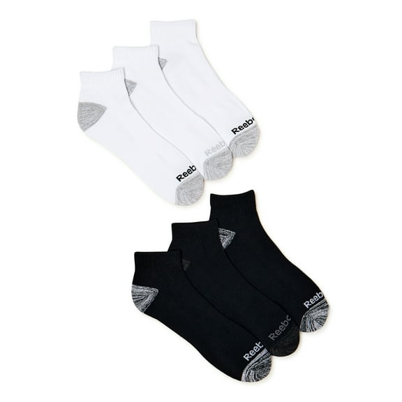 Reebok Men's Socks, Pro Series Cushion Ankle Socks, 6-Pack