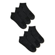 Reebok Mens Socks, Pro Series Lightweight Ankle Socks, 6-Pack