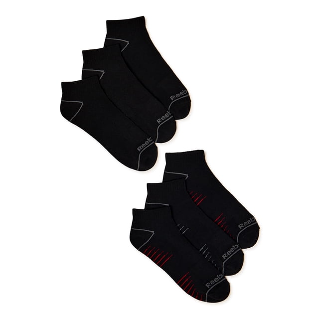 Reebok Men's Socks, Pro Series Lightweight Ankle Socks, 6-Pack
