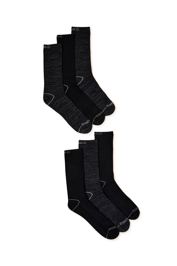 Men's Socks, Pro Series Lightweight Crew Socks, 6-Pack