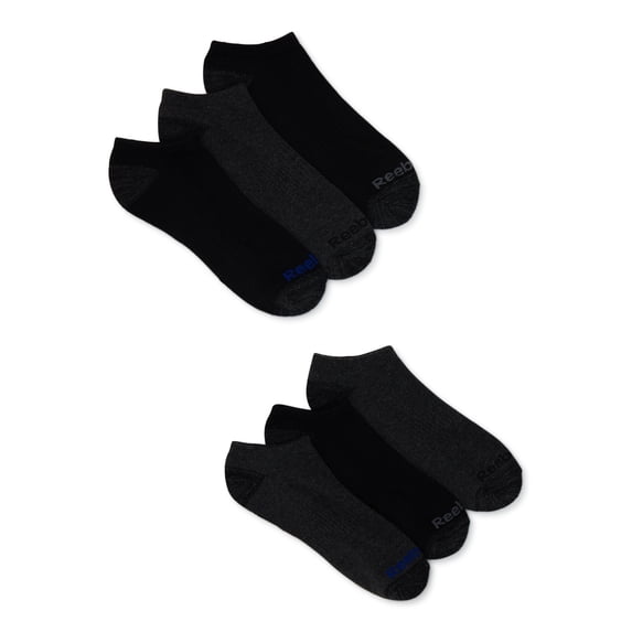 Reebok Men's Socks, Pro Series No Show Socks, 6-Pack