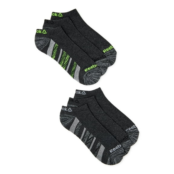 Reebok Men's Pro Series No Show Socks, 6-Pack