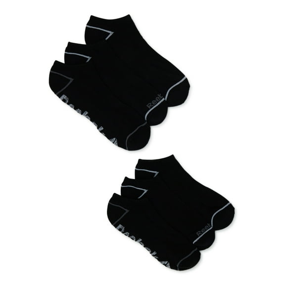 Reebok Men's Socks, Pro Series No Show Socks, 6-Pack