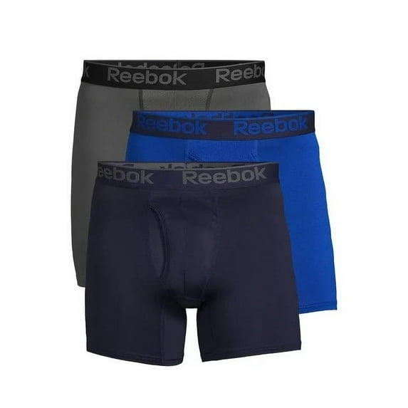 Reebok Men's Underwear Pro Series Performance Boxer Brief, 3 Pack
