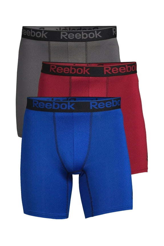 Men's Pro Series Performance Boxer Brief Extended Length Underwear, 7.5-Inch, 3-Pack