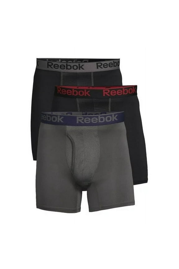Men's Pro Series Performance Boxer Brief Extended Length Underwear, 7.5-Inch, 3-Pack