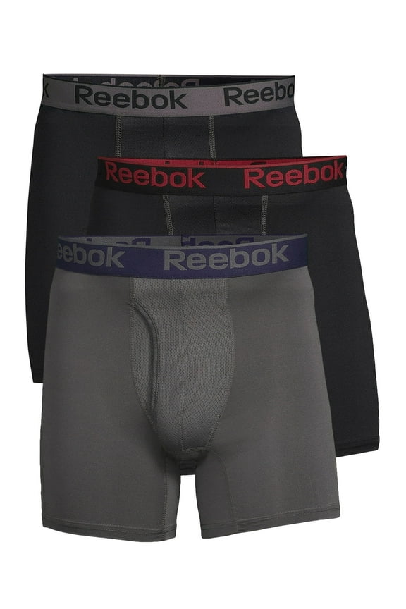 Men's Underwear Pro Series Performance Long Leg Boxer Brief, 7.5-Inch, 3-Pack