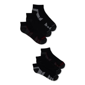 Reebok Men's Socks, Pro Series Quarter Socks, 6-Pack