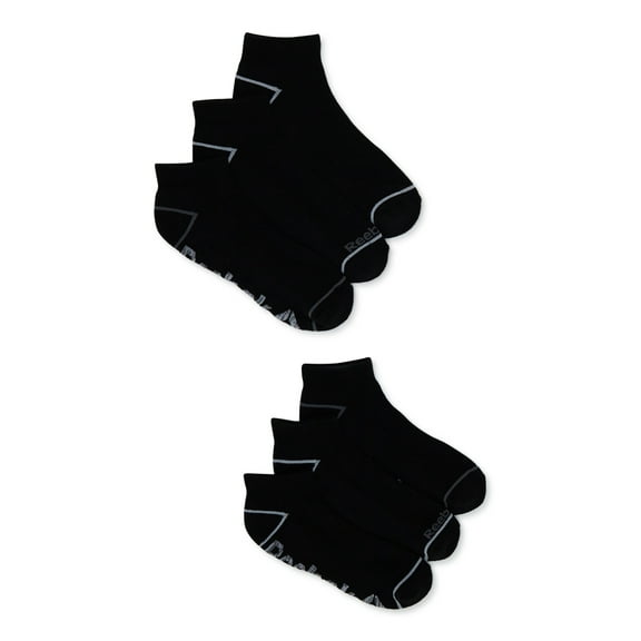 Reebok Men's Socks, Pro Series Quarter Socks, 6-Pack