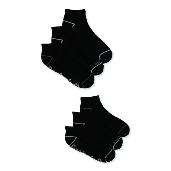 Reebok Men's Socks, Pro Series Quarter Socks, 6-Pack