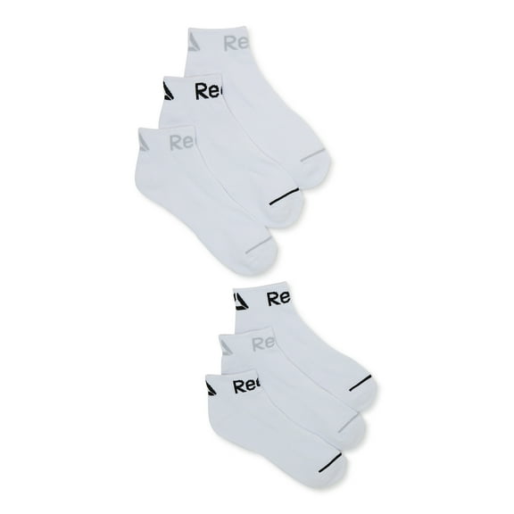 Reebok Men's Socks, Pro Series Quarter Socks, 6-Pack