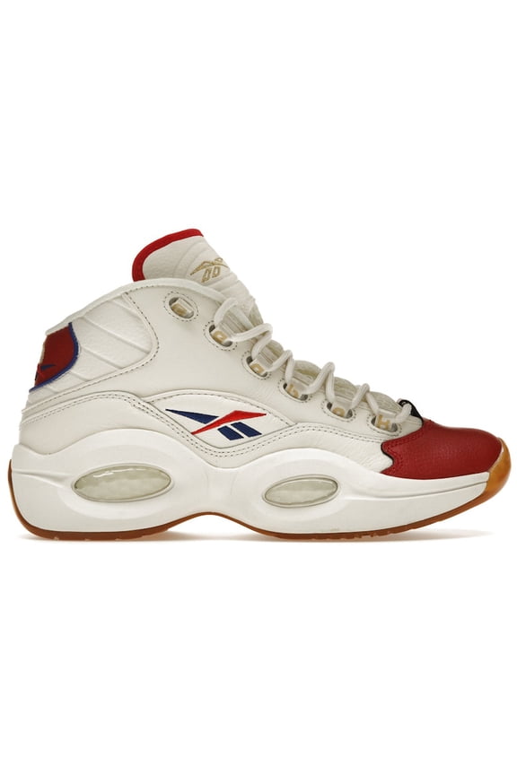 Men's Question Mid White Red Blue Basketball Shoes, from StockX