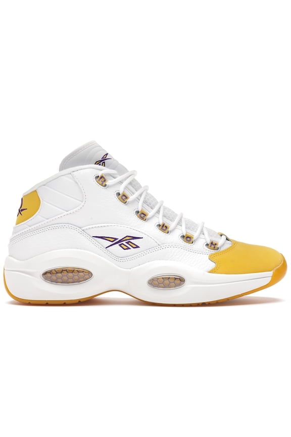 Men's Question Mid Yellow Toe Basketball Shoes, from StockX