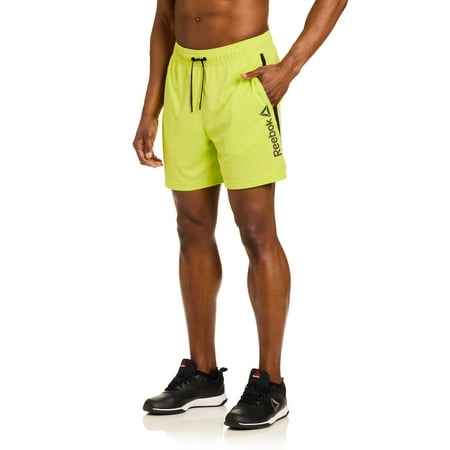 Reebok Men's Reebok Men's and Big Men's Champ Knit Performance Shorts, 6" Inseam, Sizes XS-3XL
