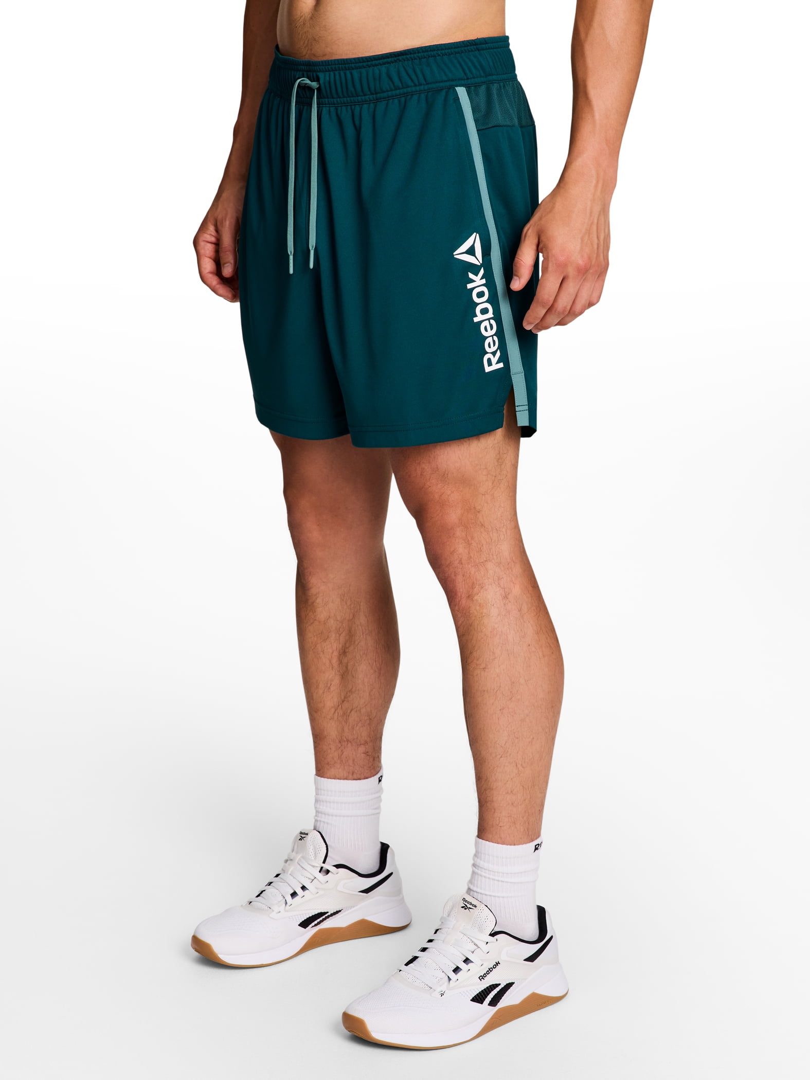 Reebok Men's Reebok Men's and Big Men's Champ Knit Performance Shorts, 6" Inseam, Sizes XS-3XL
