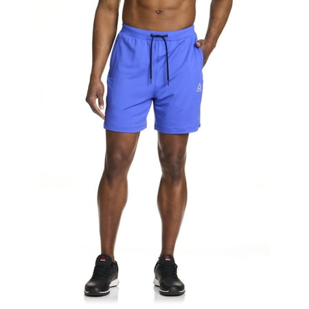 Reebok Men's Reebok Men's and Big Men's Turbo Knit Performance Shorts, 6" Inseam, Sizes XS-3XL