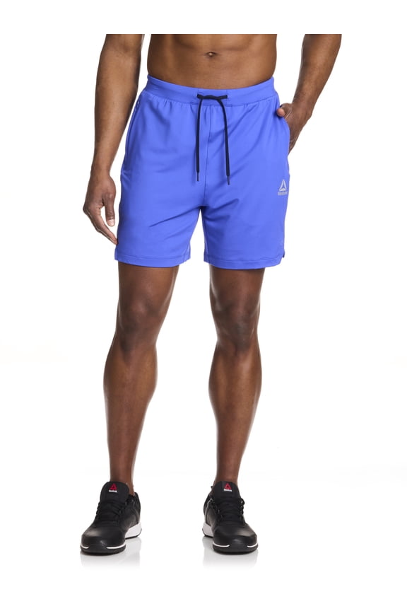 Men's Reebok Men's and Big Men's Turbo Knit Performance Shorts, 6" Inseam, Sizes XS-3XL