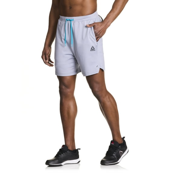 Reebok Men's Reebok Men's and Big Men's Turbo Knit Performance Shorts, 6" Inseam, Sizes XS-3XL
