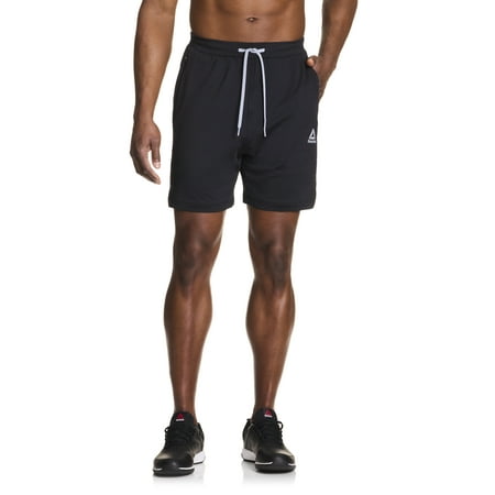 Reebok Men's Reebok Men's and Big Men's Turbo Knit Performance Shorts, 6" Inseam, Sizes XS-3XL
