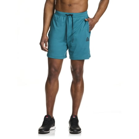Reebok Men's Reebok Men's and Big Men's Turbo Knit Performance Shorts, 6" Inseam, Sizes XS-3XL