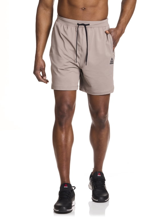 Men's Reebok Men's and Big Men's Turbo Knit Performance Shorts, 6" Inseam, Sizes XS-3XL