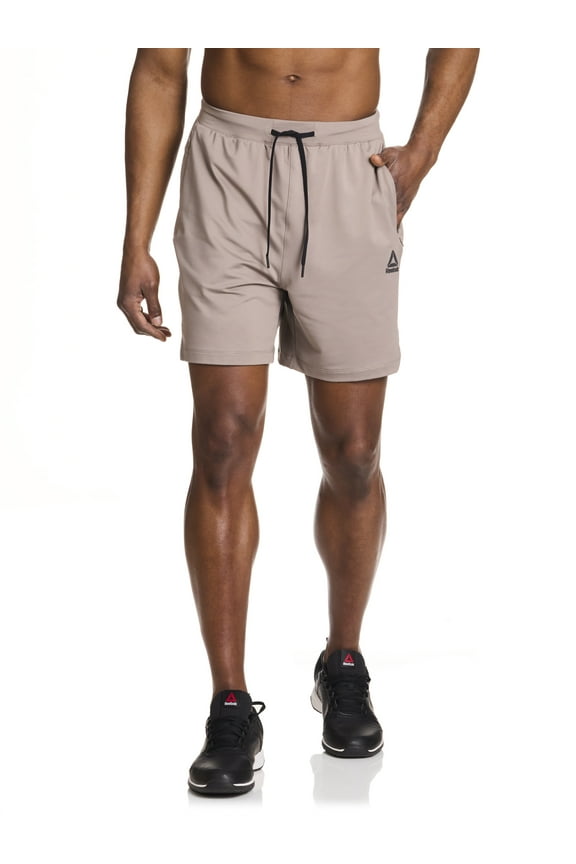 Men's Reebok Men's and Big Men's Turbo Knit Performance Shorts, 6" Inseam, Sizes XS-3XL