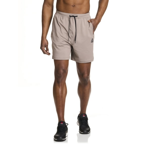 Reebok Men's Reebok Men's and Big Men's Turbo Knit Performance Shorts, 6" Inseam, Sizes XS-3XL