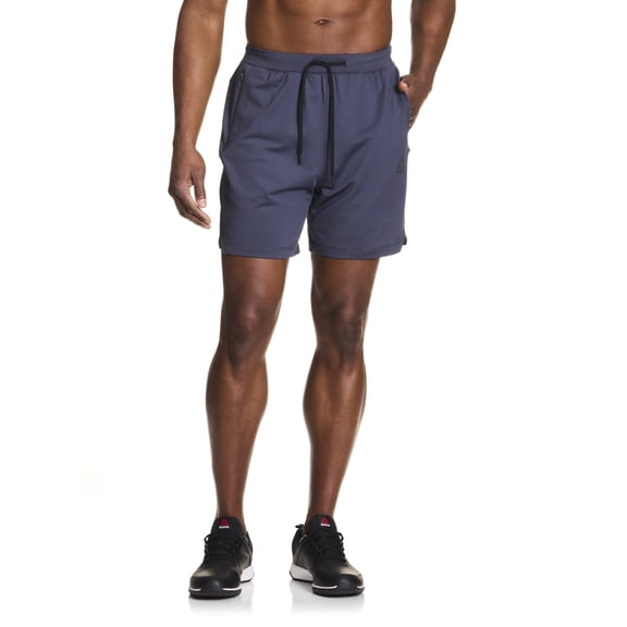 Reebok Men's Reebok Men's and Big Men's Turbo Knit Performance Shorts, 6" Inseam, Sizes XS-3XL