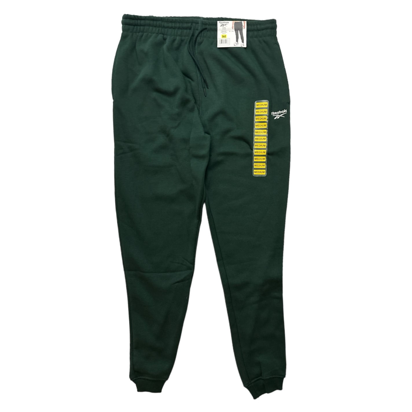 Reebok Men s Regular Fit Identity Fleece Jogger Pant Forest Green XL Walmart