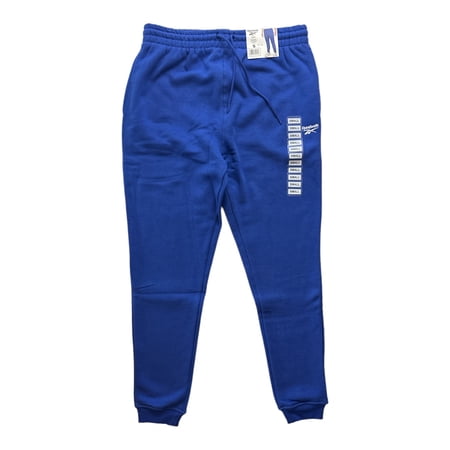 Reebok Men's Regular Fit Identity Fleece Jogger Pant (Vector Blue, S)