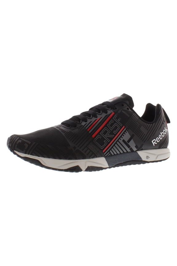 Men's Shoes Crossfit Fabric Low Top Lace Up Walking, Black, Size 11.5