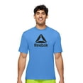 thumbnail image 1 of Reebok Men's Short Sleeve Logo Rash Guard with UPF 50+, Sizes S-XXL, 1 of 2