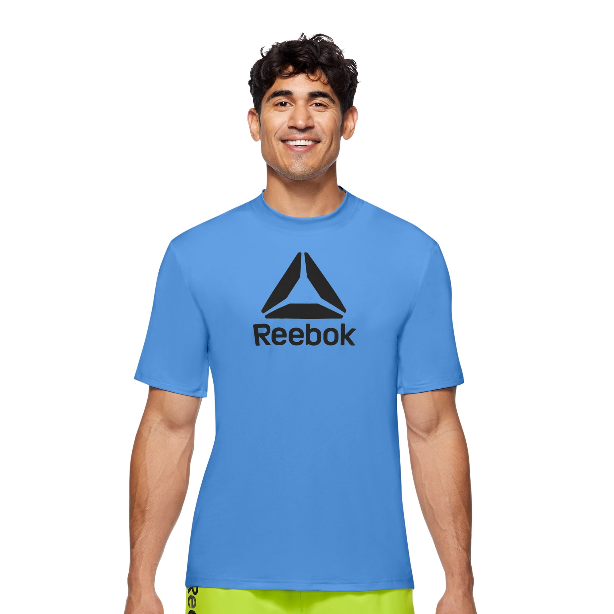 Privilegium Bedrag Profet Reebok Men's Short Sleeve Logo Rash Guard with UPF 50+, Sizes S-XXL -  Walmart.com