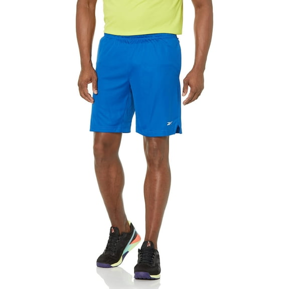 Reebok Men's Standard Training Knit Shorts, Vector Blue, M