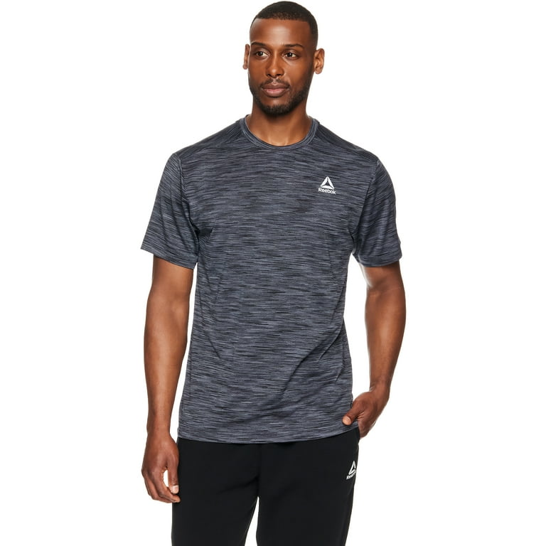  adidas mens Go-To-Performance Short Sleeve Tee Dark Grey  Heather/White Small : Clothing, Shoes & Jewelry