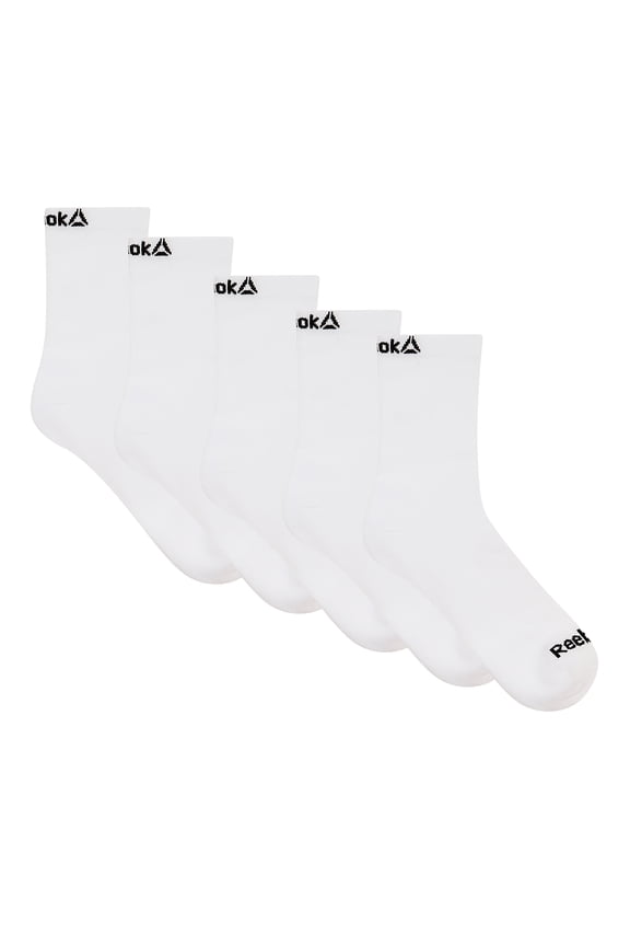 Men's Targeted Cushion Mid Crew Socks, 6-Pack