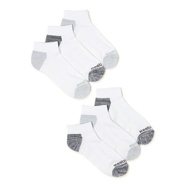 Reebok Men's Tech Comfort Ankle Socks, 6-Pack