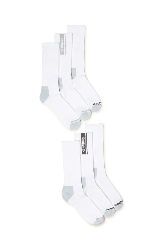 Men's Socks, Tech Comfort Crew Socks, 6-Pack