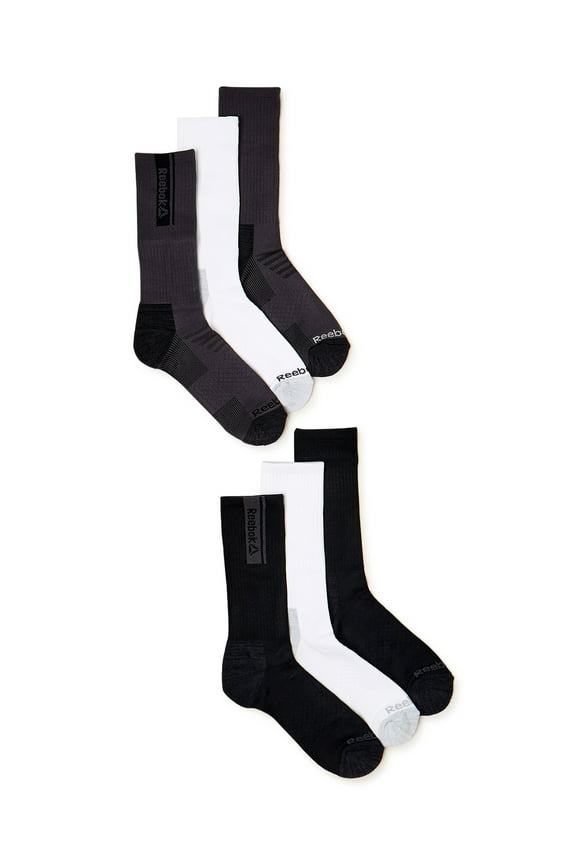 Men's Socks, Tech Comfort Crew Socks, 6-Pack