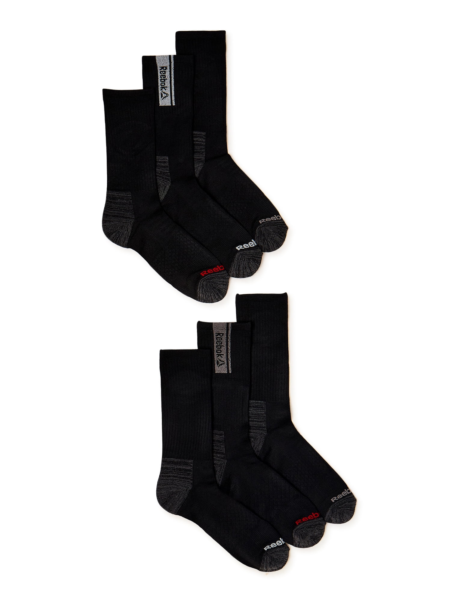 Reebok Men s Tech Comfort Crew Socks 6 Pack