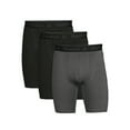 thumbnail image 1 of Reebok Men's Underwear Tech Comfort Long Length Boxer Brief Underwear, 9 inch, 3 Pack, 1 of 9