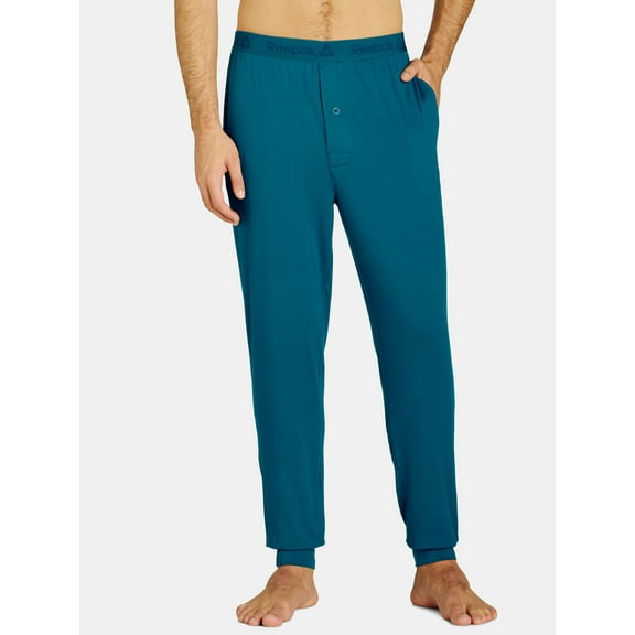 Reebok Men's Tech Comfort Tapered Jogger Pajama Lounge Pant, Sizes S-2XL