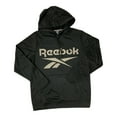 thumbnail image 1 of Reebok Men's Tech Fleece Relaxed Fit Hoodie With Logo (Black, XL), 1 of 1
