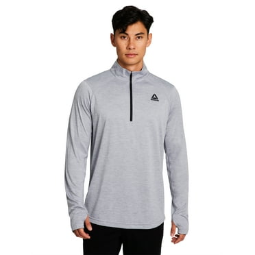Reebok Men's and Big Men's Trail Quarter-Zip Active Pullover Shirt, Sizes XS-5XL