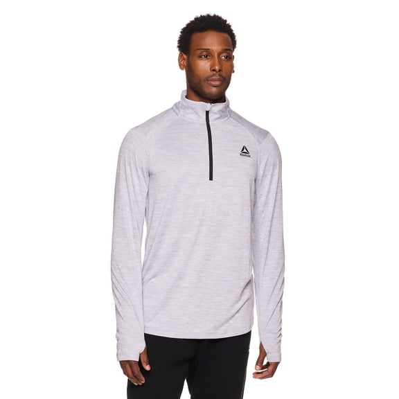 Reebok Men's and Big Men's Trail Quarter-Zip Active Pullover Shirt, Sizes XS-5XL