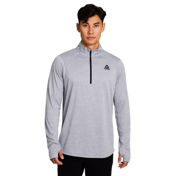 Reebok Men's and Big Men's Trail Quarter-Zip Active Pullover Shirt, Sizes XS-5XL