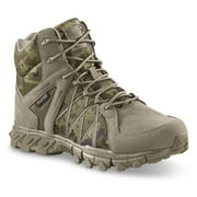 Reebok Mens Trailgrip 6" Side-zip Waterproof Tactical Boots, Digital Camo Sage Digital Camo 8.5D Medium