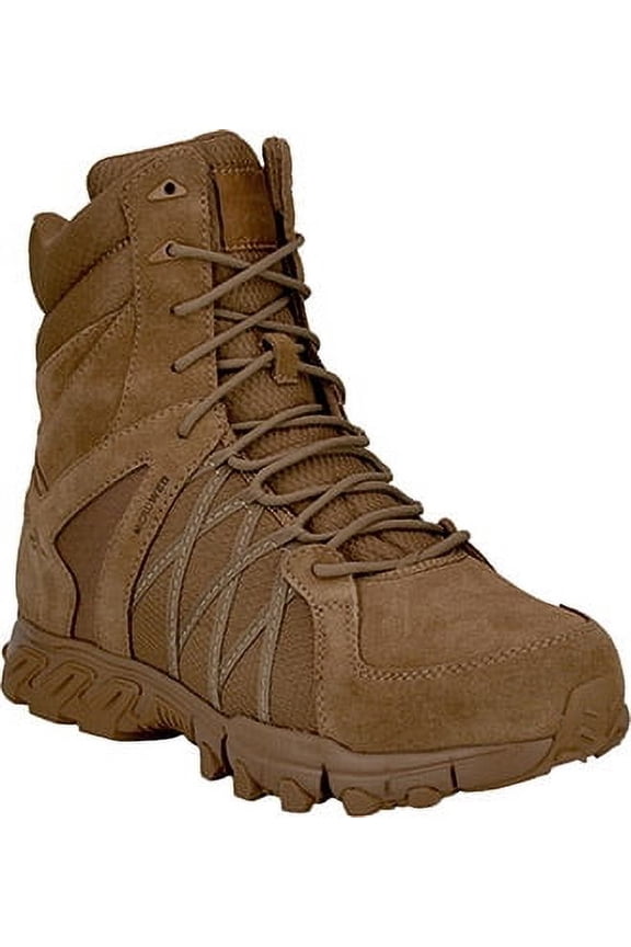 Men's Trailgrip 8" Tactical Work Boot Soft Toe Black/Grey 14 D(M) US